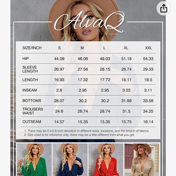 Beautiful red romper, NWT. Size L Boho style - Picture 5 of 5